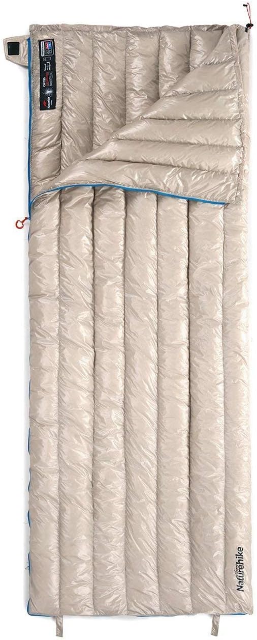 Naturehike Sleeping Bag Lightweight Compact 800 Fill Power Goose Down Sleeping Bag Compact for Adults Outdoor Camping Hiking
