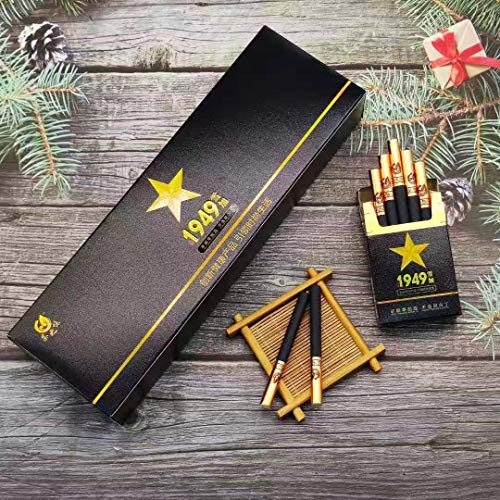 green tea herbal cigarettes Green Tea Herbal Cigarettes Fruit Tea Smoke, Black Tea Jasmine Tea Chinese Herbal  Cigarettes Tobacco-Free Nicotine-Free, Cigarette Substitutes (1949 Cigar  (Rich and Fragrant Taste), 10 Pack) in Kenya