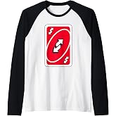 UNO - Red Reverse Card Raglan Baseball Tee