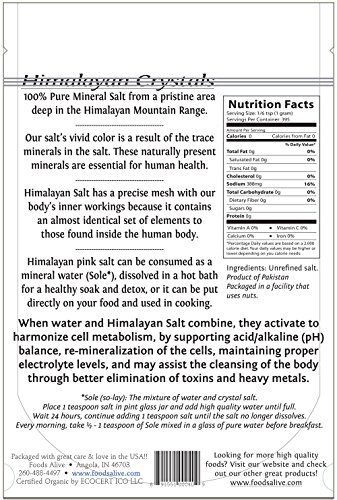 Foods Alive Himalayan Crystals, Culinary Mineral Salt, 14-Ounce (Pack of 3) - Image 3