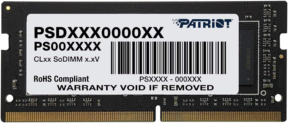 Patriot Signature Series DDR4 16GB (1 x 16GB) 2666MHz SODIMM Single, 16GB 2666MHz Single SODIMM (512*8)