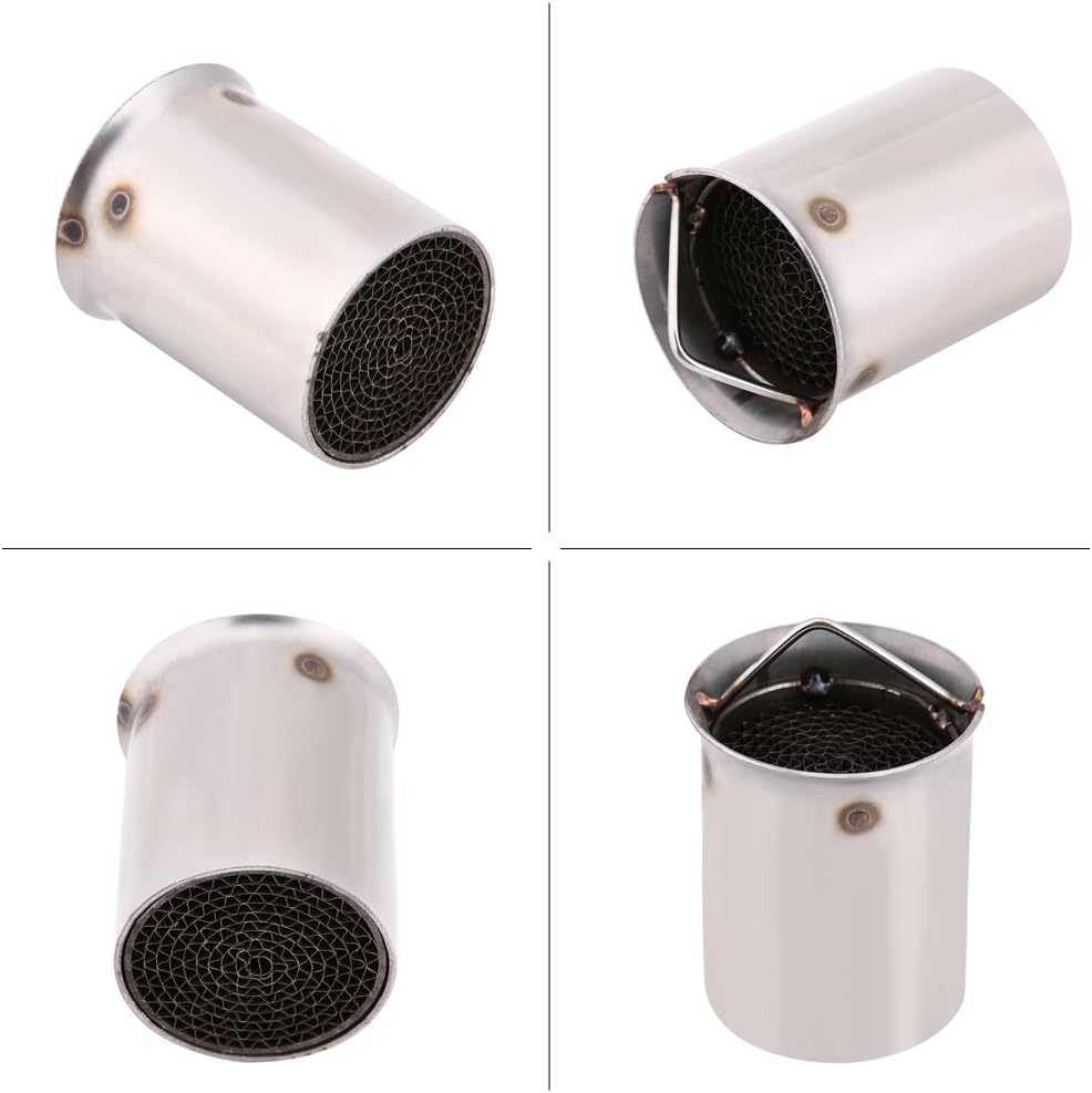 Universal Motorcycle Exhaust Muffler, 51mm Exhaust Silencer, Noise Eliminator for Touring Sport, and Cruiser Bikes - Image 3