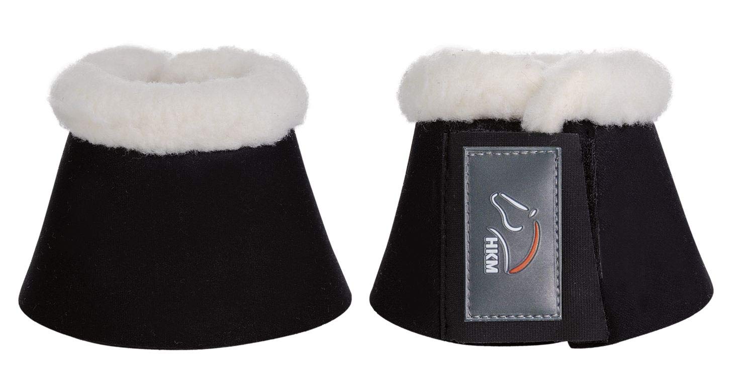 HKM Comfort Padded Overreach Boots Black Full