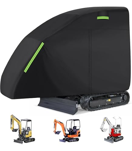 Housse Protection 420D Mini Pelleteuse 800-1600 Kg - Imperméable, Anti-UV, Neige Et Poussière