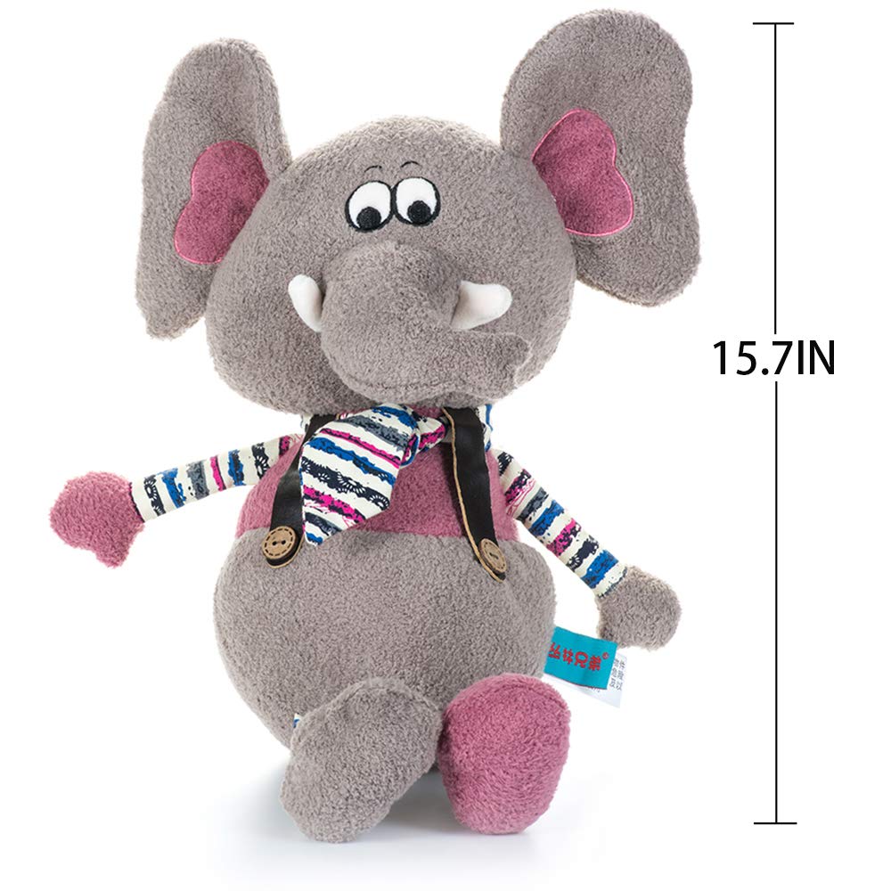 U-NI Plus Toy,Stuffed Animal for Kids,Cuddlekins 15.7 Inch (Elephant)