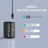 CYCPLUS Tiny Electric Bike Pump 100PSI Type-C Portable Award 2023 view 7