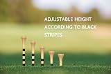 Zivisk 70mm Bamboo Golf Tees, 100 Count, Natural 2-3/4 Inch Wooden Tees view 3