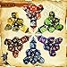 TOYFUL 6 Sets Double-Colors DND Dice Polyhedral Dungeons and Dragons DND RPG MTG Table Game Dice Bulk with Seven Free Drawstring Bags and D&D Dice Tower Gift Package Black