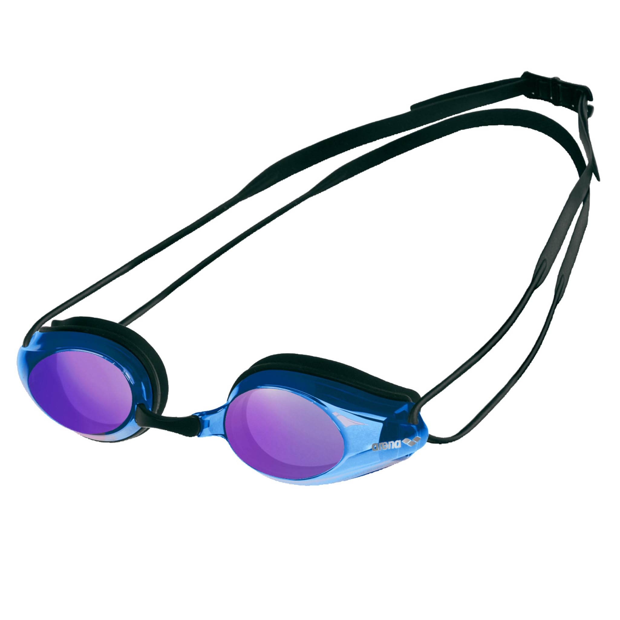Arena Tracks Unisex Adult Essential Racing Swim Goggles Competitive Swimmers FINA-Approved Anti-Fog Mirror/Non-Mirror Lens