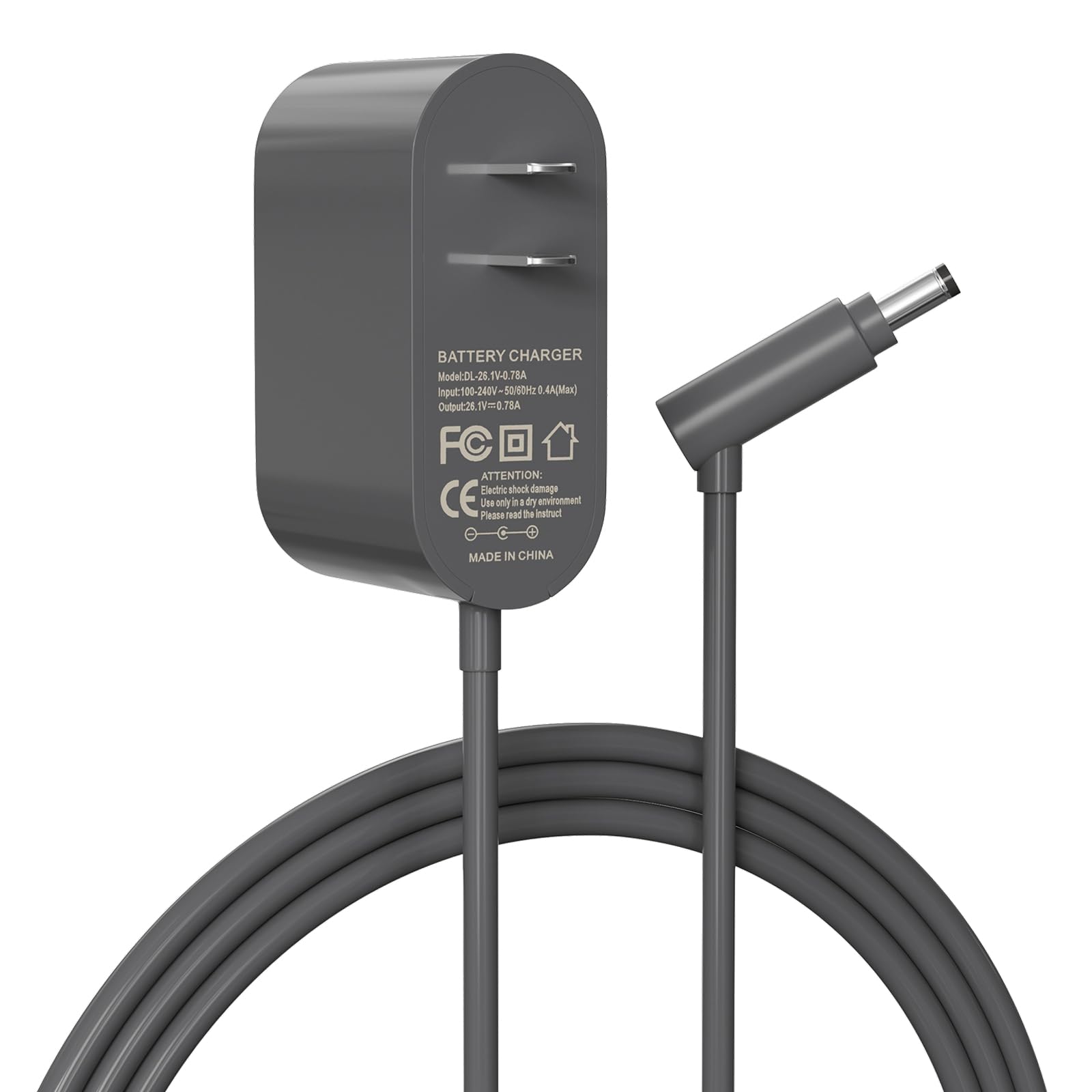 Photo 1 of 26.1V Cordless Vacuum Cleaner Charger Compatible with Dyson V8 V7 V6 SV04 SV03 SV05 SV06 SV07 SV09 SV10 SV11 DC59 DC58 DC61 Animal Motorhead Absolute Replacement Power Cord 967813-02 205720-02 Adapter