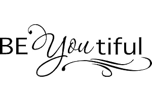 EPIC DESIGNS BE You Tiful Wall Sayings Vinyl Decal Art Decorations