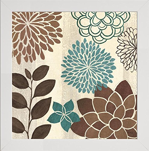 Frame Company Watson Range Abstract Garden I by Veronique Charron, Photo Frame - 8 x 8 Inches, White