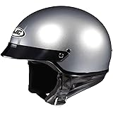 HJC CS-2N Silver Half Helmet - Large