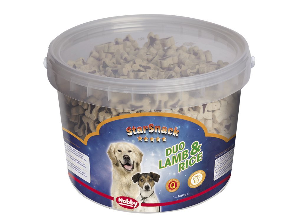 Nobby StarSnack Duo Lamb & Rice Bucket 1800g