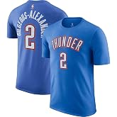 Youth Shai Gilgeous-Alexander Oklahoma City Thunder Blue Icon T-Shirt