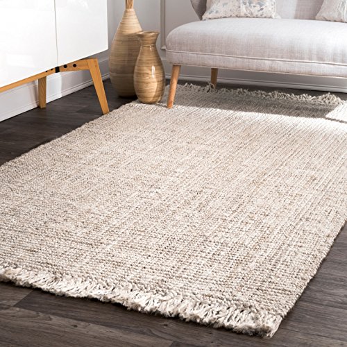 White Jute Rug