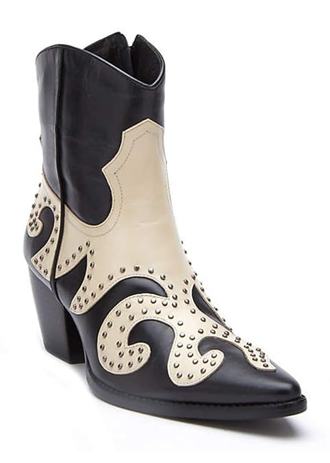 botas vaqueras negras para mujer