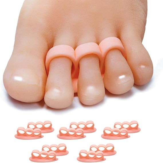 Welnove Gel Hammer Toe Crest Pads(3 Loop Toe Cushion) Pain Relief for