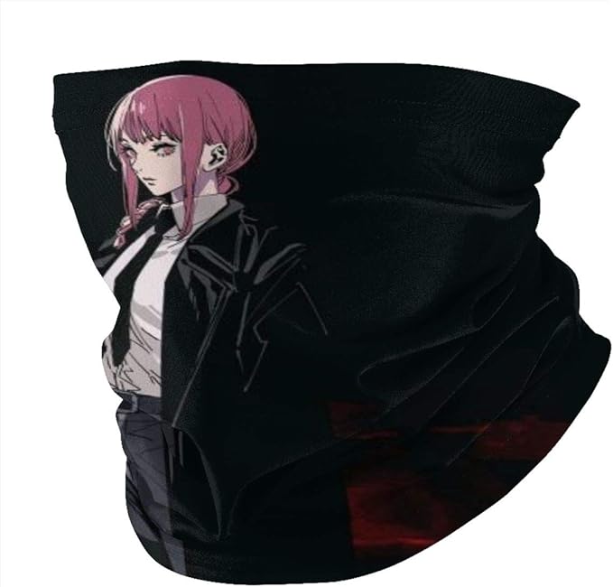 Face Scarf Chainsaw Man Neck Gaiter, Multifunctional Scarf