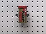 Triton Spring Clip Pegboard Hook 2 1/8" 10pk Chromate Steel Durahook for 1/8" view 3