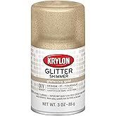 Krylon Glitter Shimmer Spray, Glistening Gold, 3 oz