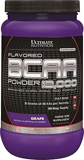 Ultimate Nutrition 100% Crystalline BCAA 12000-457.6 g (Grape)