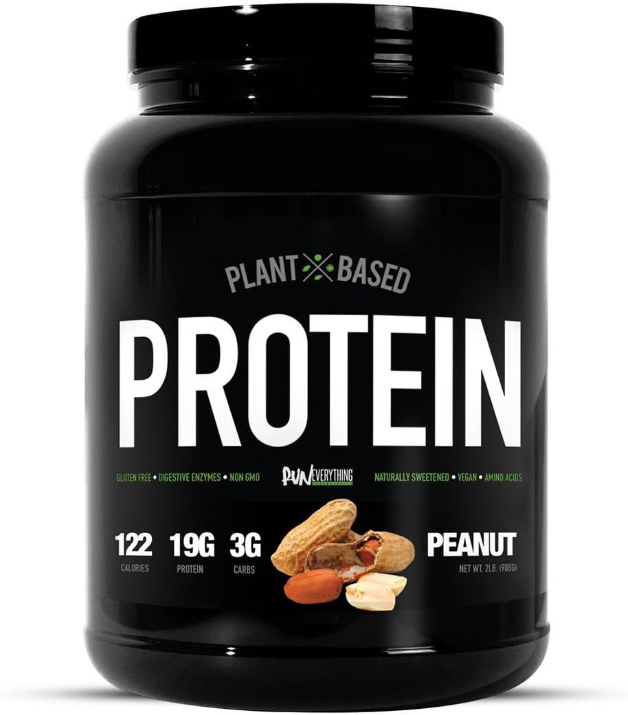 Run Everything Labs | Vegan PRO | Plant Based Protein | 30 Servings (Peanut)