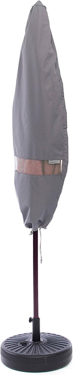 Amazon Com Covermates Patio Umbrella Cover Lightweight Material Weather And Water Resistant Outdoor Patio Furniture Covers Charcoal Garden Outdoor