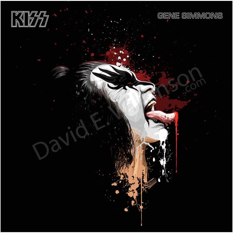 Gene Simmons of KISS [Modern Version] Art Giclee' by David E. Wilkinson