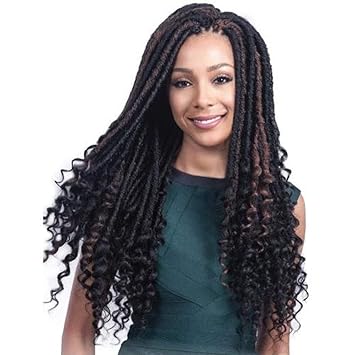 Amazon Com Bomba Faux Locs Soul Curly Tips 20 Crochet Braid