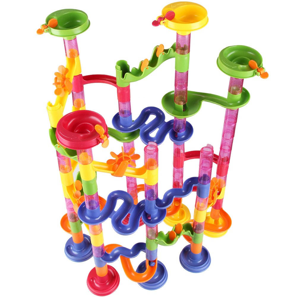 Bambini Pista delle biglie 111 pezzi incl biglie Gioco interattivo Amazon Giochi e giocattoli