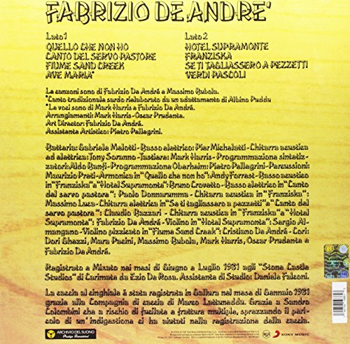 De Andre Fabrizio Indiano Vinyl Lp Amazon De Musik amazon de