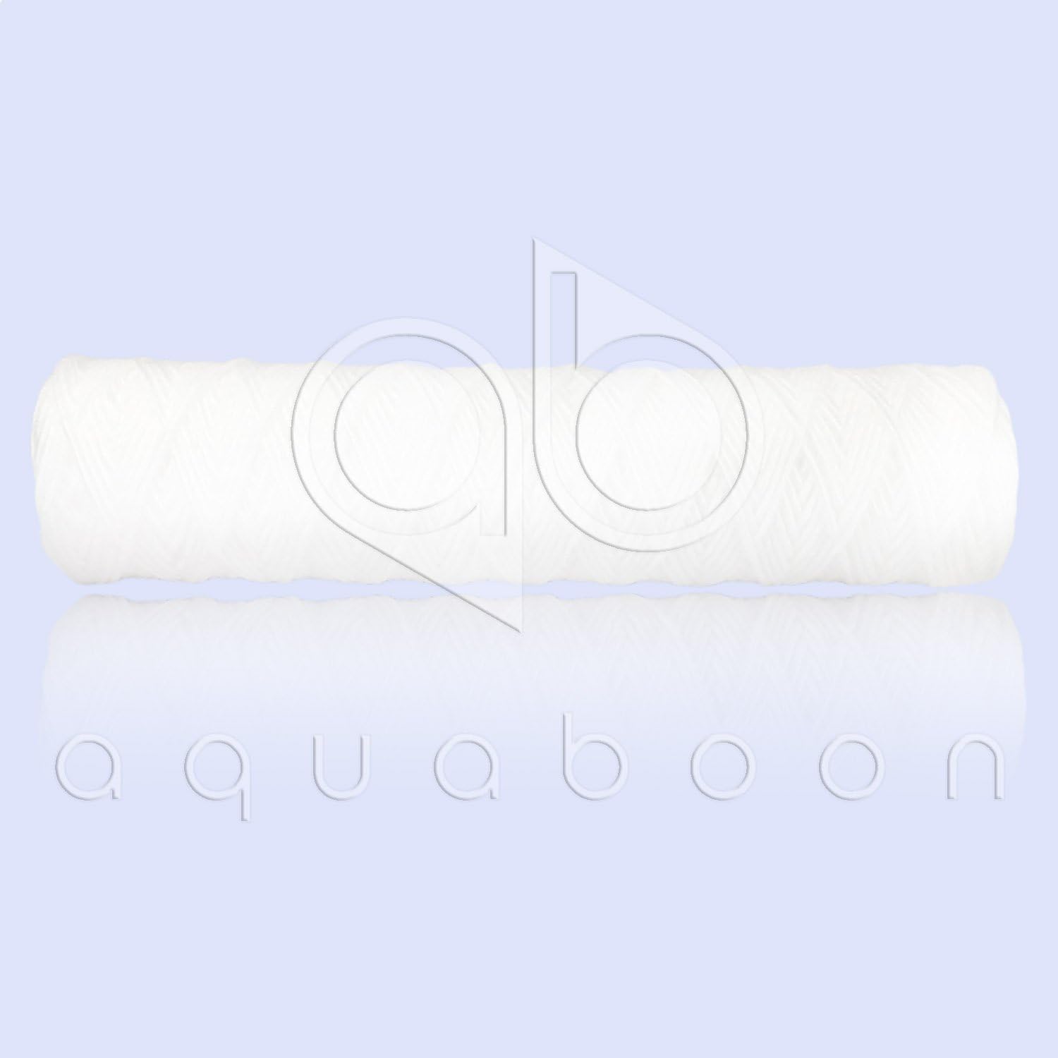 Aquaboon 5 Micron 10" x 2.5" String Wound Sediment Water Filter Cartridge | Universal Replacement for Any 10 inch RO Unit | Compatible with WP-5, AP110, CFS110, P5, WFPFC4002, WP-5, CW-MF, 6-Pack: Home Improvement