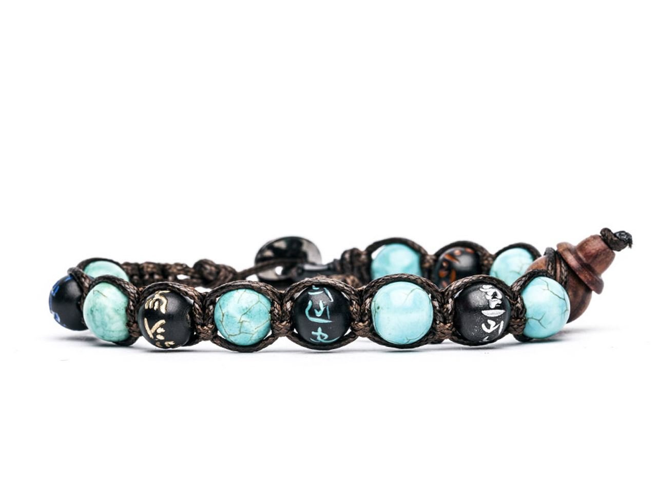 TAMASHII Mantra Tibetan Bracelet in Turquoise BHS200-07 MainApps