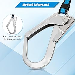 LONSGE 6 ft Retractable Safety Lanyard, Safety