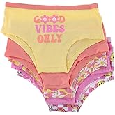 CTM Girl's Colorful Boy Short Underwear (5 Pack)