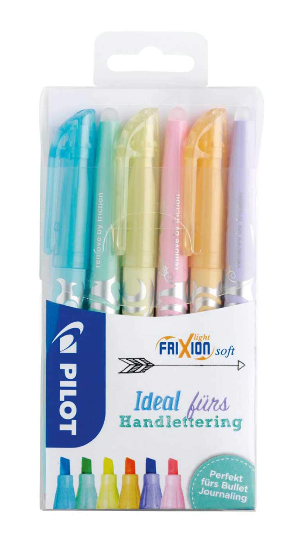Pilot FriXion Light Soft Pastel 6er-Set