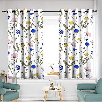 Amazon Com Home1love Grommet Curtains Hipster Patterned W 55 Xl