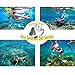 Zentouch Snorkel Set, Diving Mask with Easy Ajustable Strap 180° Panoramic View and Free Breathing Best Anti-Fog Anti-Leak Snorkel Mask for Adults and Kids