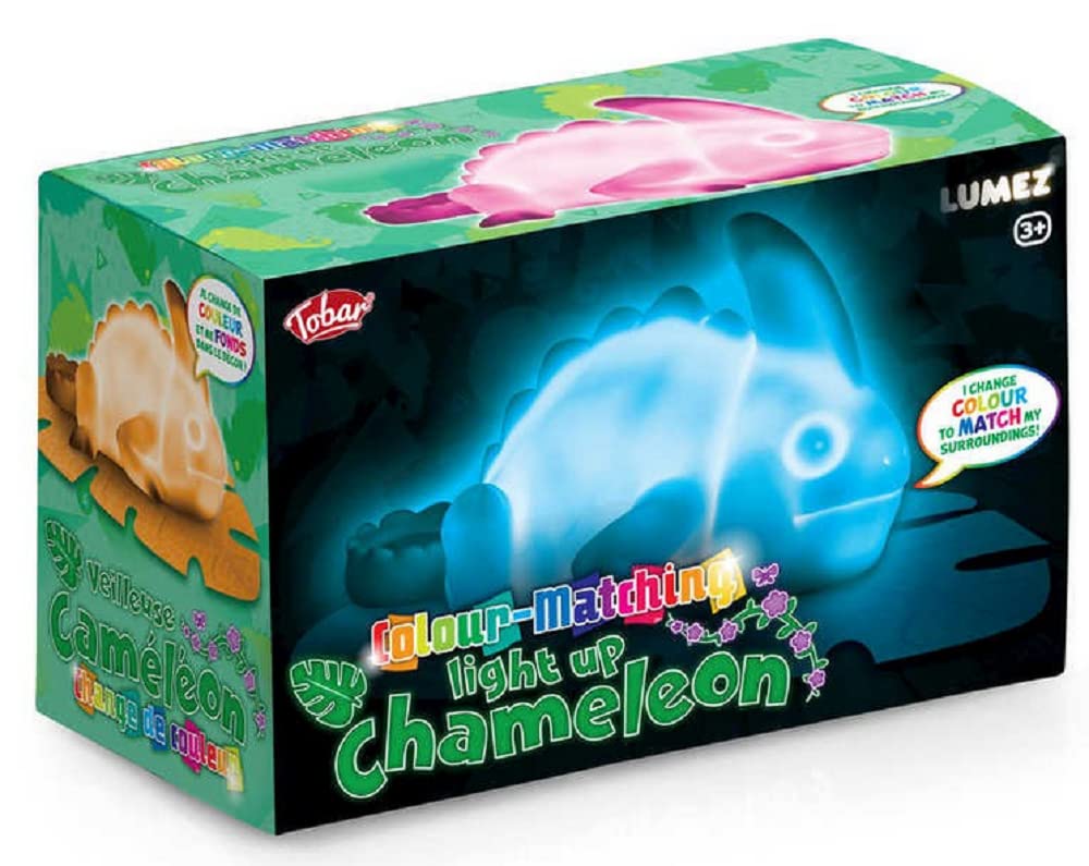 Tobar Light Up Colour Matching Chameleon Mood Night Light Various 37077