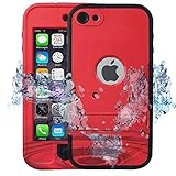 Comsoon iPod 5 iPod 6 Waterproof Case,[Dustproof Sweatproof][IP68 Certified]iPod Touch Defender Case Built-in Touch Screen & Kickstand for Both Apple iPod Touch 5th & 6th Generation