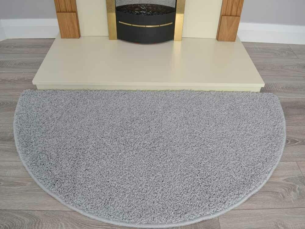 Half Moon Semi Circle Non Slip Machine Washable Hearth Living Room
