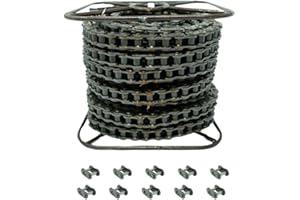 MAPLE ACE #40 Roller Chain 100 Feet Plus 10 Connecting Master Links