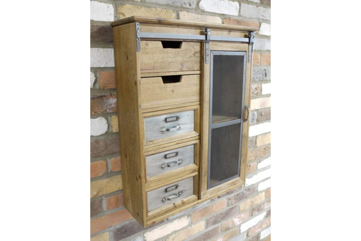 Elder And Moss Large Industrial Wall Cabinet Vintage Style Metal