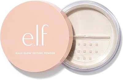 e.l.f. Halo Glow Setting Powder Loose Silky Weightless Semi-M matte 0.24 oz