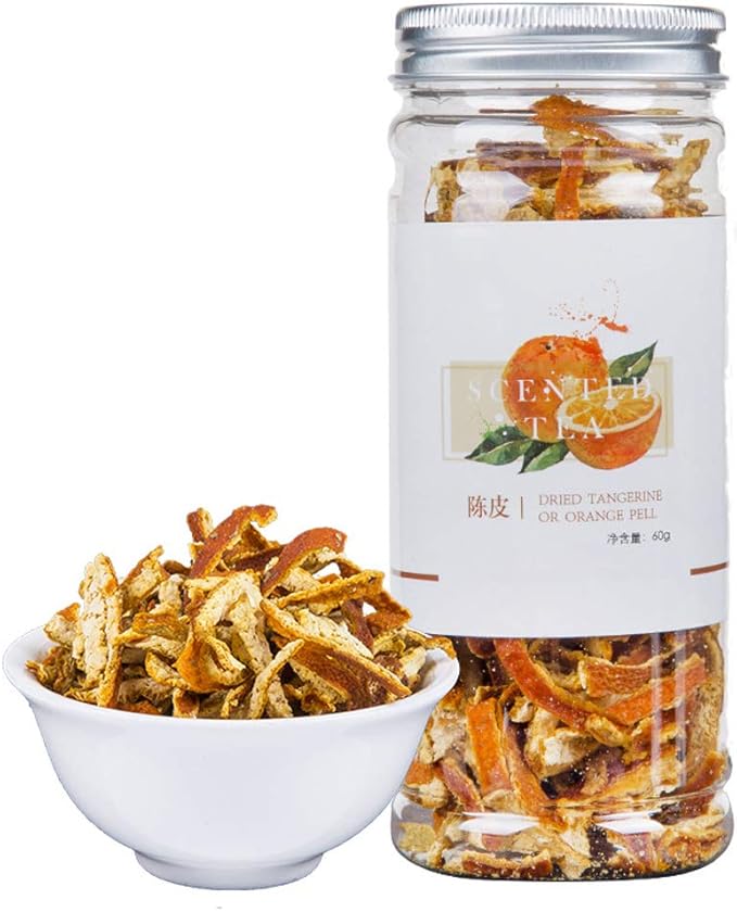 Dry Orange Peel Nature SunDried Tangerine Peel Slices,Fragrance Citrus Fruit