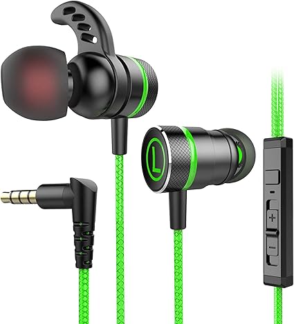 Amazon 年の最新 ゲーミングイヤホン Ps4 携帯ゲーム イヤフォン マイク付き 高音質 イヤホン G21 有線 カナル型 ゲーミングヘッドセット 重低音 リモコン 通話可能 音量調整 ノイズキャンセリング 遮音性 3 5mmジャック Nintendo Switch Xbox One Pubg 荒野行動