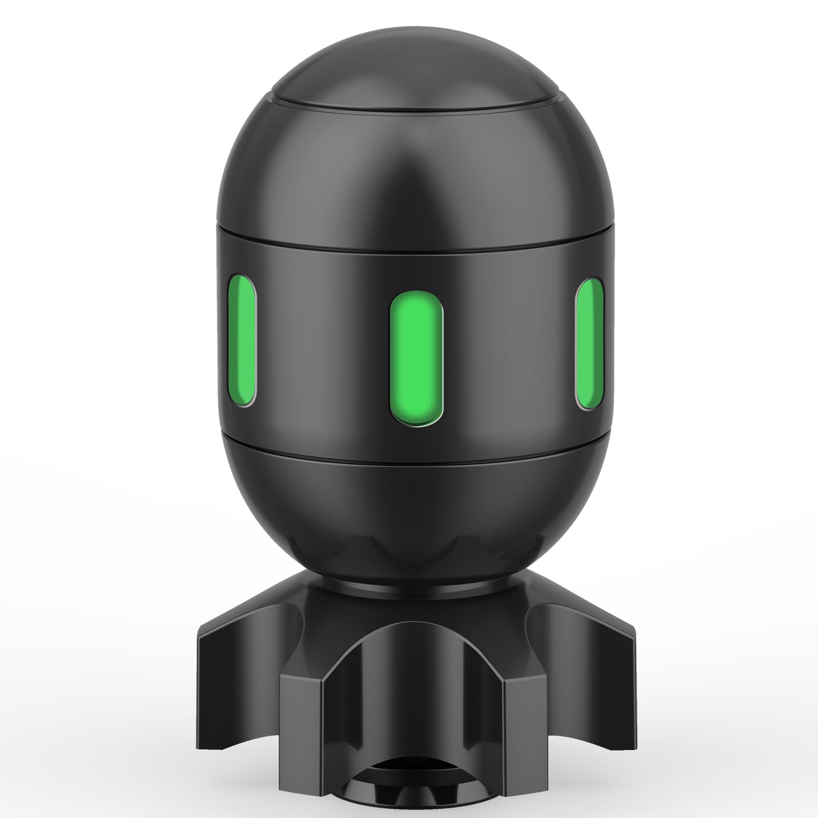 Atomic Bomb Fidget Spinner, 2 in 1 Transformable Fidget Toy with Luminous Light for Stress Relief, Silent Desk Decoration for Men Boys, Cool Birthday Party Favor for Friend