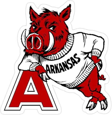arkansas razorback decals