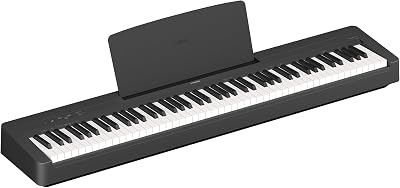 Yamaha P-145BT Digital Piano 88 Weighted Keys Bluetooth Lightweight Black